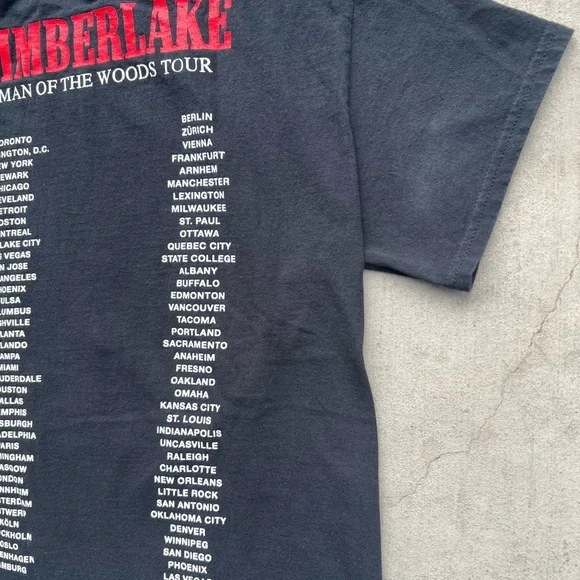 Black Graphic Tee - Justin Timberlake - Man of the Woods - Picture 10 of 10